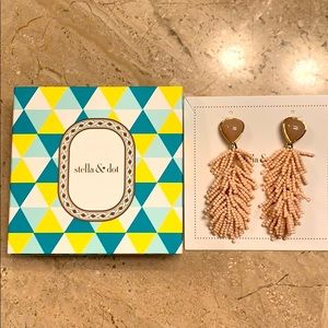 Stella & Dot Riva Tassels Blush